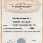 Excellence Awards – Hotel Tourism & Leisure 2014